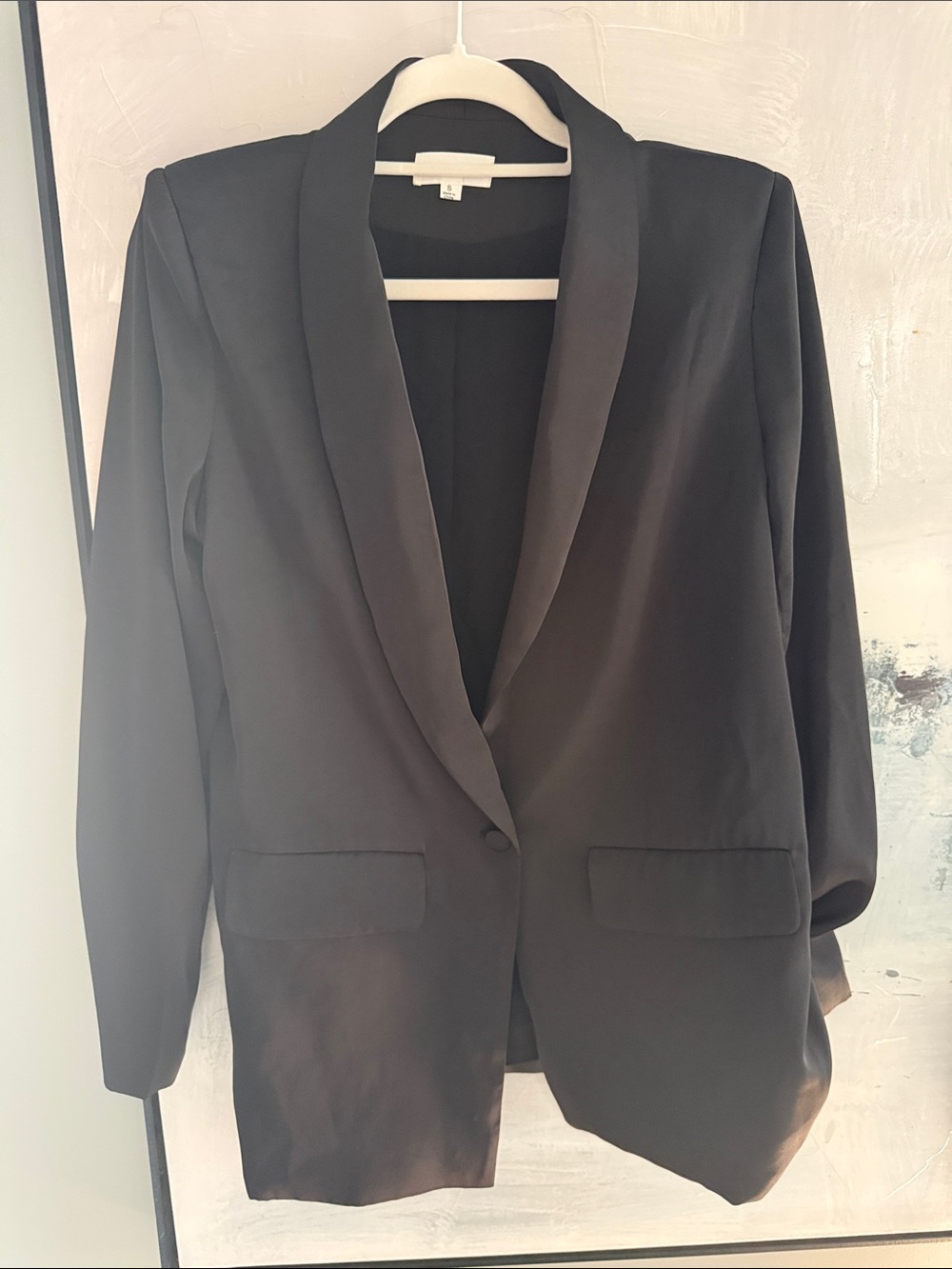 Mabel six small silk blend blazer overize